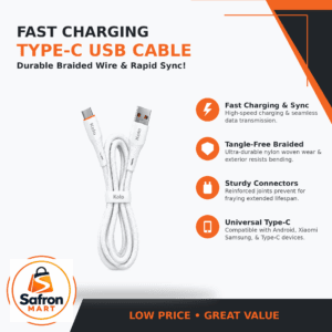 Type C fast charging cable
